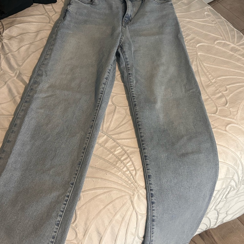 BCBGeneration Light Blue Baggy Wide Leg Jeans